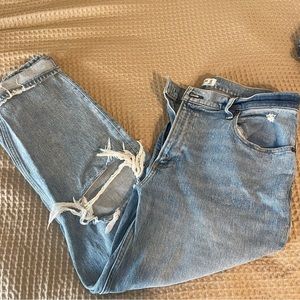 Abercrombie 90s straight ultra high rise jeans